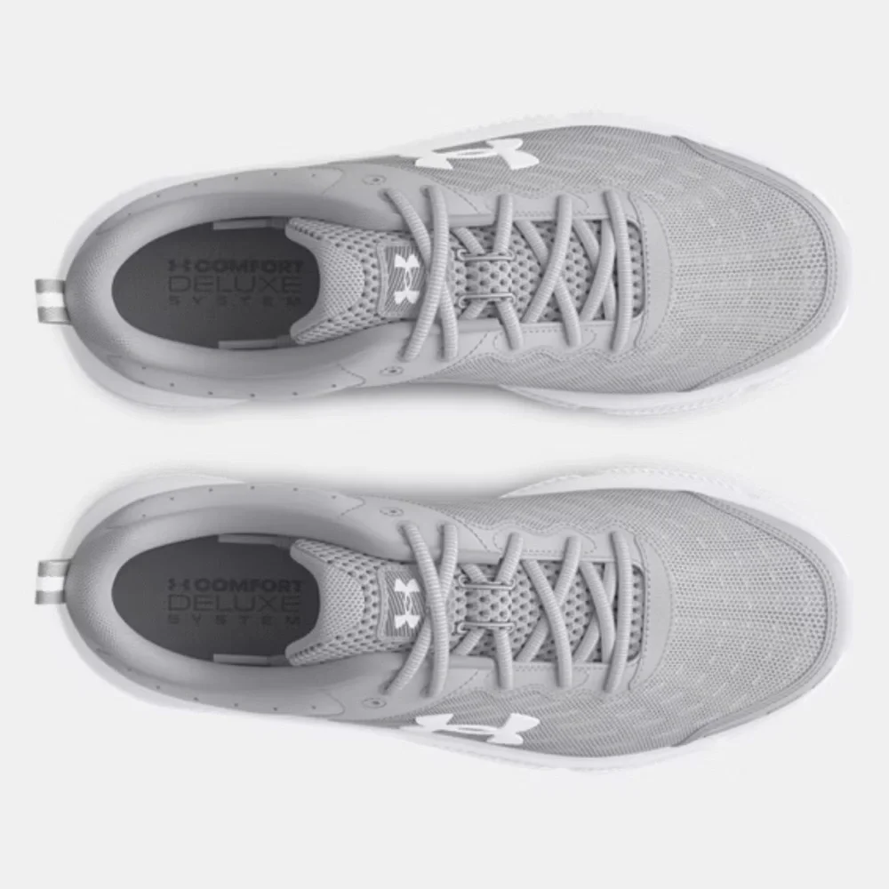 Under Armour Charged Assert 10 Men’s Running Shoes in Mod Gray/White Size 13 NWT